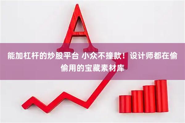 能加杠杆的炒股平台 小众不撞款！设计师都在偷偷用的宝藏素材库